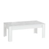 Weißer Hochglanz-Couchtisch 65x122cm Reef Prisma Angebot