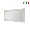 Wohnzimmerspiegel mit weißem Holzrahmen 75x170cm Self Urbino Verkauf