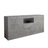 Modernes Wohnzimmer Sideboard 2 Türen 2 Schubladen Beton grau Urbino Ct L Angebot