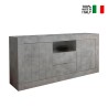 Modernes Wohnzimmer Sideboard 2 Türen 2 Schubladen Beton grau Urbino Ct L Verkauf