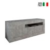 Moderner TV-Schrank mit 3 Türen, 138 cm, Betonoptik, Jaor Ct Urbino Verkauf