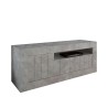 Moderner TV-Schrank mit 3 Türen, 138 cm, Betonoptik, Jaor Ct Urbino Angebot