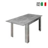 Moderner Esstisch 90x137-185cm ausziehbar Beton Fold Urbino Verkauf