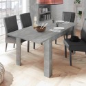 Moderner Ausziehtisch 90x137-185cm in Betonoptik Fold Urbino Aktion
