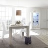 Ausziehbarer Esstisch aus Holz 90x137-185cm Hochglanz Weiß Vigo Urbino Katalog