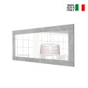 Wandspiegel 75x170cm mit betongrauem Rahmen Alma Urbino Verkauf