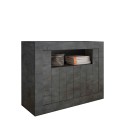 Sideboard wohnzimmer modern schwarz sideboard 2 türen 110cm Minus Ox Urbino Angebot