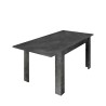 Moderner ausziehbarer Tisch 90x137-185cm schwarzes Holz Diogo Urbino Angebot