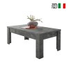 Moderner schwarzer Couchtisch für Wohnzimmer 65x122cm Morris Urbino Verkauf