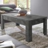 Moderner schwarzer Couchtisch für Wohnzimmer 65x122cm Morris Urbino Aktion