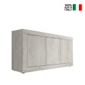 Modis Pc Basic - Moderne Anrichte mit 3 Türen aus Holz, 160 cm Verkauf