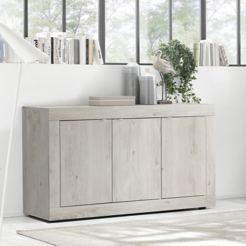Modis Pc Basic - Moderne Anrichte mit 3 Türen aus Holz, 160 cm Aktion