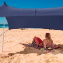 Tragbares Strandzelt  2,3 x 2,3 m winddicht, UV-Schutz Stoff Formentera Angebot