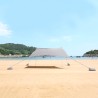 Tragbares Strandzelt  2,3 x 2,3 m winddicht, UV-Schutz Stoff Formentera 