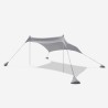 Tragbares Strandzelt  2,3 x 2,3 m winddicht, UV-Schutz Stoff Formentera Katalog