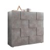 Moderne Küchenkommode Beton 2 Türen Schachbrett-Design Dama Lola Ct Angebot