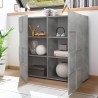 Moderne Küchenkommode Beton 2 Türen Schachbrett-Design Dama Lola Ct Katalog