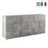 Sideboard Aufbewahrung 3 Türen Grau Beton Dama Ct S Verkauf