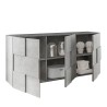 Sideboard Aufbewahrung 3 Türen Grau Beton Dama Ct S Sales