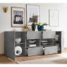 Anrichte Wohnzimmer Esszimmer 2 Türen 4 Schubladen Beton Dama Ct L Rabatte