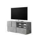 Moderner TV-Schrank 121x42cm in Betonoptik, grau, Petite Ct Dama Angebot