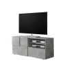 Modernes Design TV-Ständer 121x42cm Beton grau Petite Ct Dama Angebot