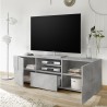 TV-Schrank 2 Türen und Schublade im Beton-Design Schach Tecum Ct Dama Rabatte