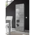 Moderne Wohnzimmer-Vitrine in Betonoptik mit 1 Glastür Bee Ct Dama Rabatte
