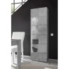 Moderne Wohnzimmer-Vitrine in Betonoptik mit 1 Glastür Bee Ct Dama Rabatte