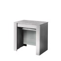Ausziehbarer Esstisch 54-252cm in weißem Holz Coast Angebot