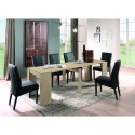 Ausziehbarer Esstisch 54-252cm moderner Holz Hidalgo Rabatte