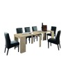 Ausziehbarer Esstisch 54-252cm moderner Holz Hidalgo Sales