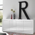 Moderne Sideboard Anrichte Wohnzimmer 4 Türen 207 cm Hochglanz Weiß Altea Wh Katalog