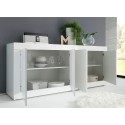 Moderne Sideboard Anrichte Wohnzimmer 4 Türen 207 cm Hochglanz Weiß Altea Wh Auswahl