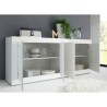 Moderne Sideboard Anrichte Wohnzimmer 4 Türen 207 cm Hochglanz Weiß Altea Wh Auswahl