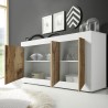 Weiße Hochglanz Anrichte Sideboard Wohnzimmer Holz 3 Türen 160 cm Modis BW Basic Katalog
