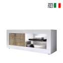 TV-Schrank Wohnzimmer Hochglanz Weiß Holz Diver BW Basic Verkauf