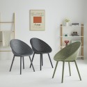 Moderner Stuhl für Esszimmer der Garten, Küche, Außenbereich Arielle 
