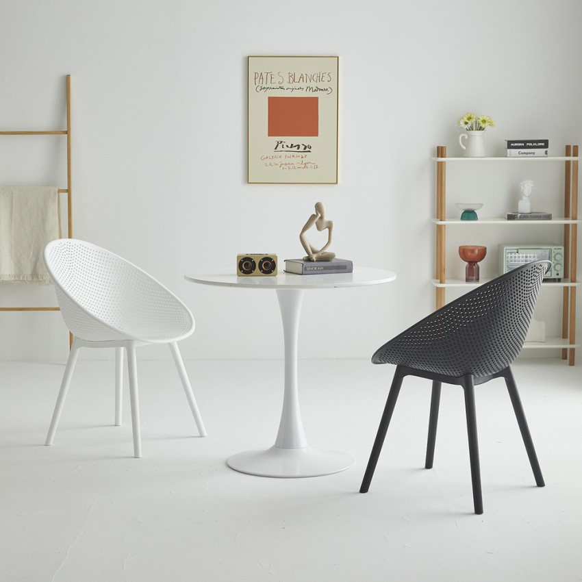  Arielle: Moderner Stuhl Küche Esszimmer Bar Außenbereich Garten 