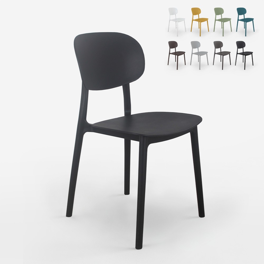 Stuhl modernes Design Polypropylen Küche Esszimmer Außenbereich Nantes