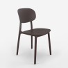 Stuhl modernes Design Polypropylen Küche Esszimmer Außenbereich Nantes 