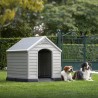 Curver K245541 Keter Hundehütte für mittelgroße bis große Hunde 99x99x95 Verkauf