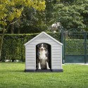 Curver K245541 Keter Hundehütte für mittelgroße bis große Hunde 99x99x95 Angebot