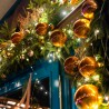 Lichterkette 200 LED Solarleuchten Weihnachtsgarten Balkonparty NestX