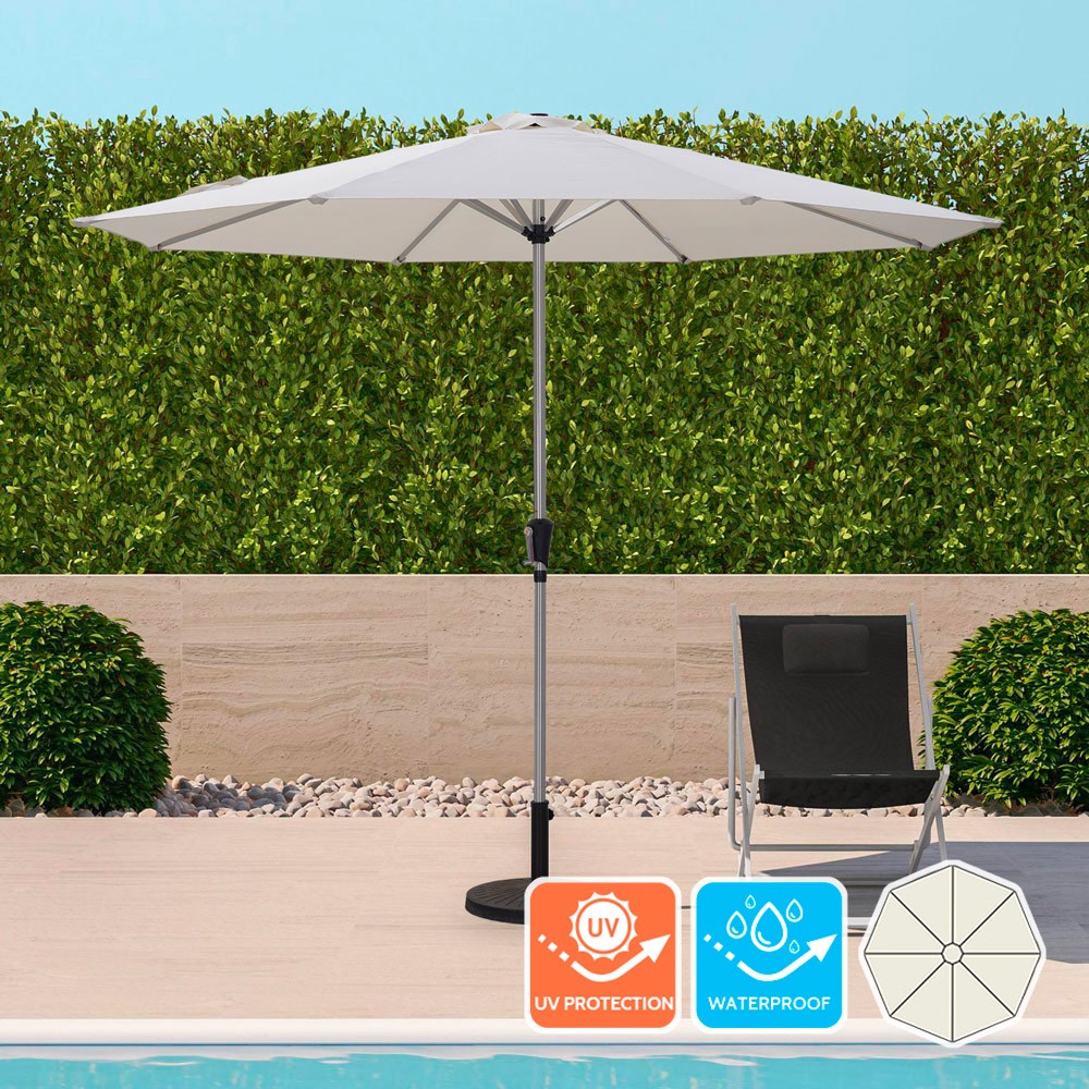 Sonnenschirm für Terrasse Garten  3x3 mit zentrale Stange Flamenco