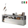 TV-Schrank Dorian BC mit Hochglanz-Front in Weiß und Beton-Optik, 184 cm Verkauf