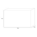 Moderner Design-Sideboard 3-türig Buffet 156cm in schwarzem Holz Cooper Steel Rabatte