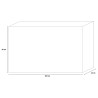 Moderner Küchenschrank Wohnzimmer Holz Schwarz 4 Türen 205cm Charly Steel Katalog