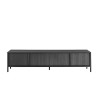 Moderner TV-Schrank mit 4 Türen, schwarz, Montgomery Steel Angebot
