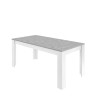 Esstisch 180x90cm modernes Design in Weiß Zement Cesar Basic Angebot